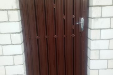 Калитка металлическая для забора